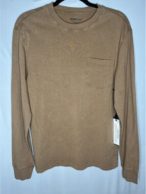 NWT William Rast Men's Brown/Vintage Wash Shirt Size Small